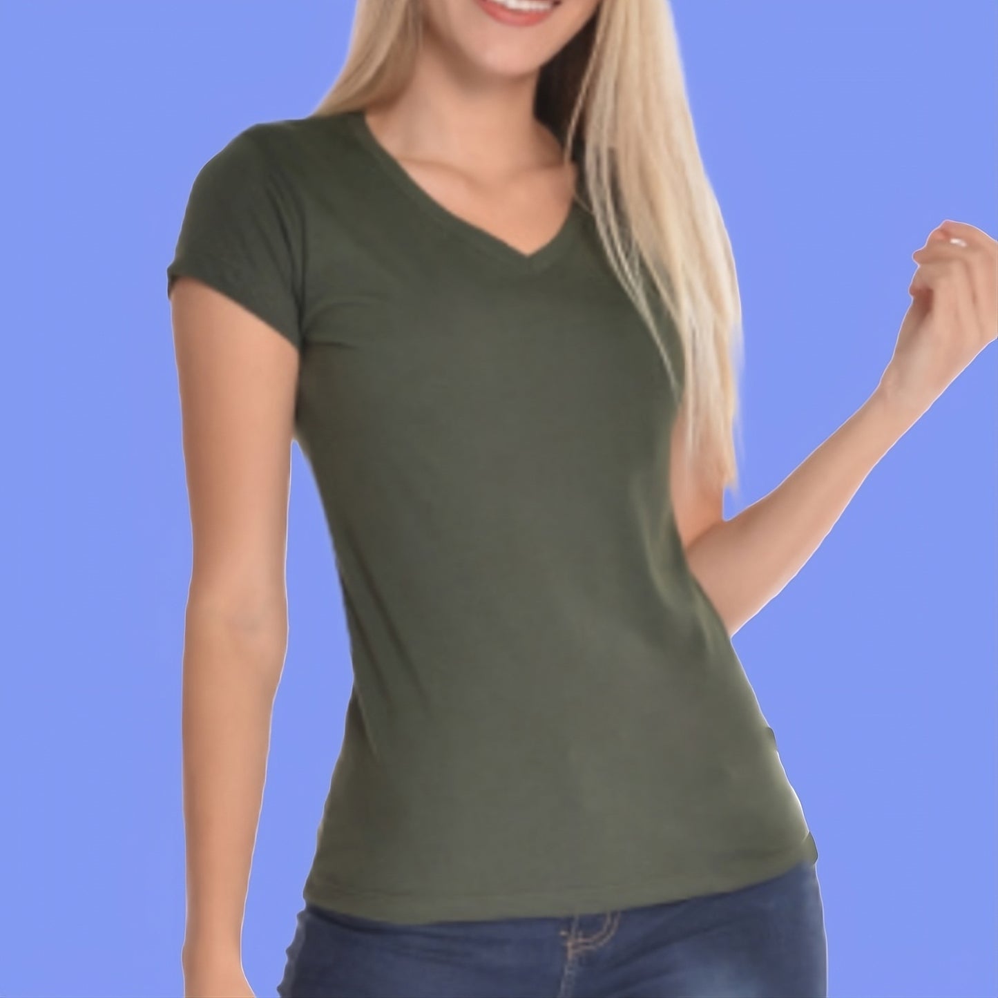Camiseta Mujer Cuello V By ALMAR Beachwear