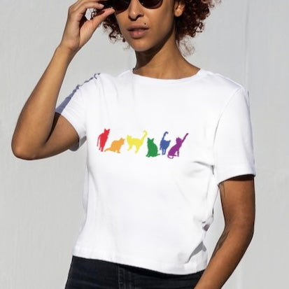Camiseta gatos del orgullo