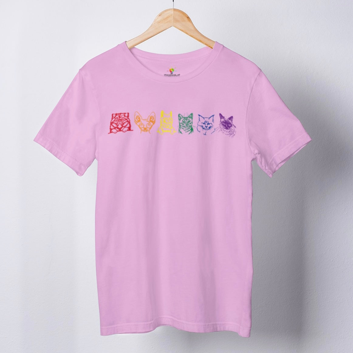 Camiseta Caras Gatos Pride