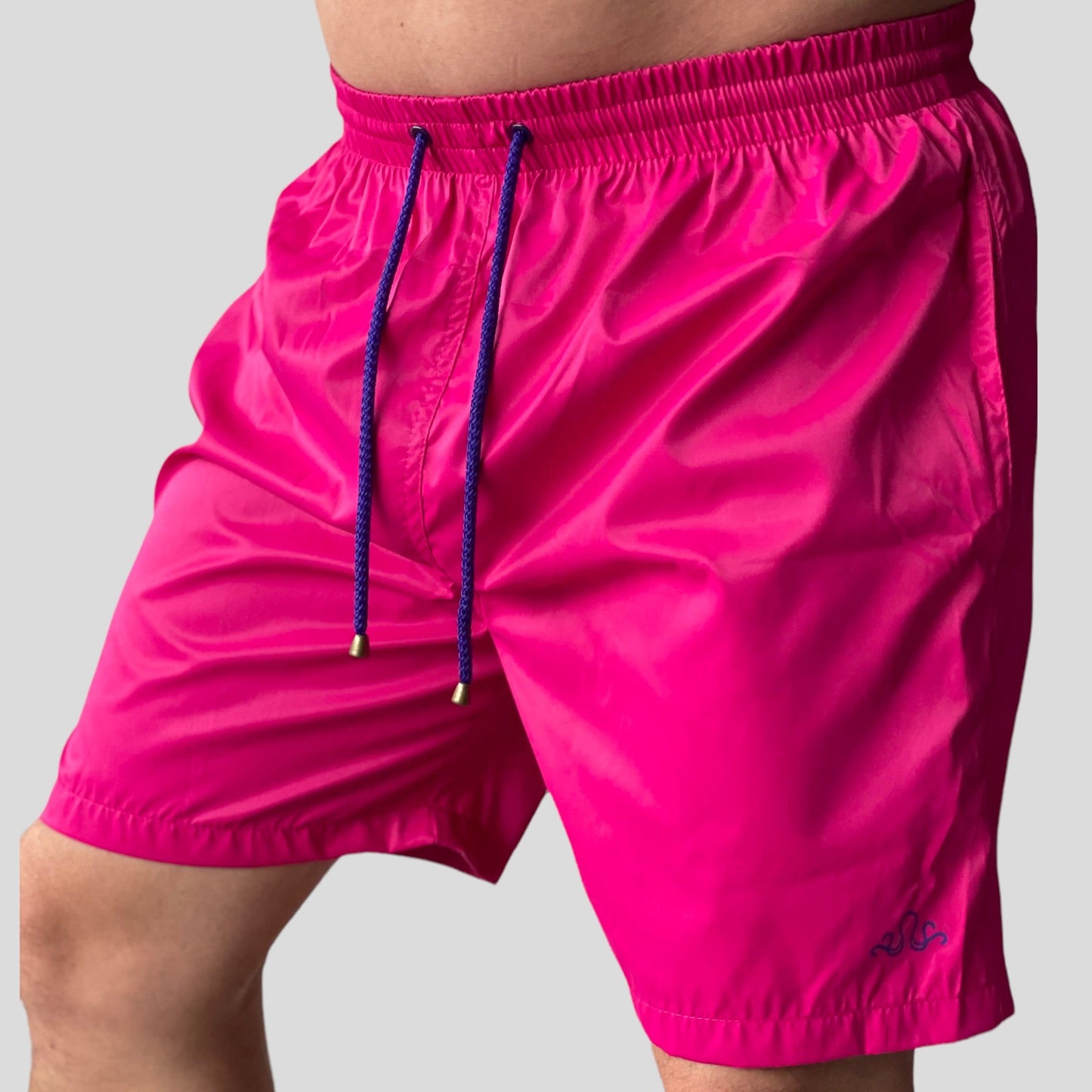 Pantaloneta de baño color fucsia
