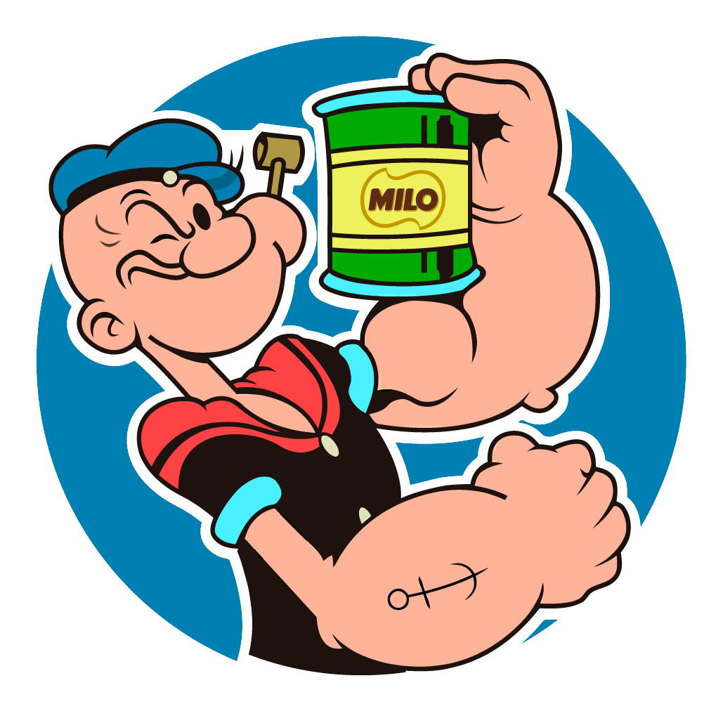Popeye toma MILO
